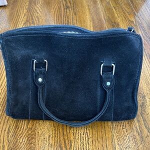 Urban Outfitters Black Suede Shoulder Bag